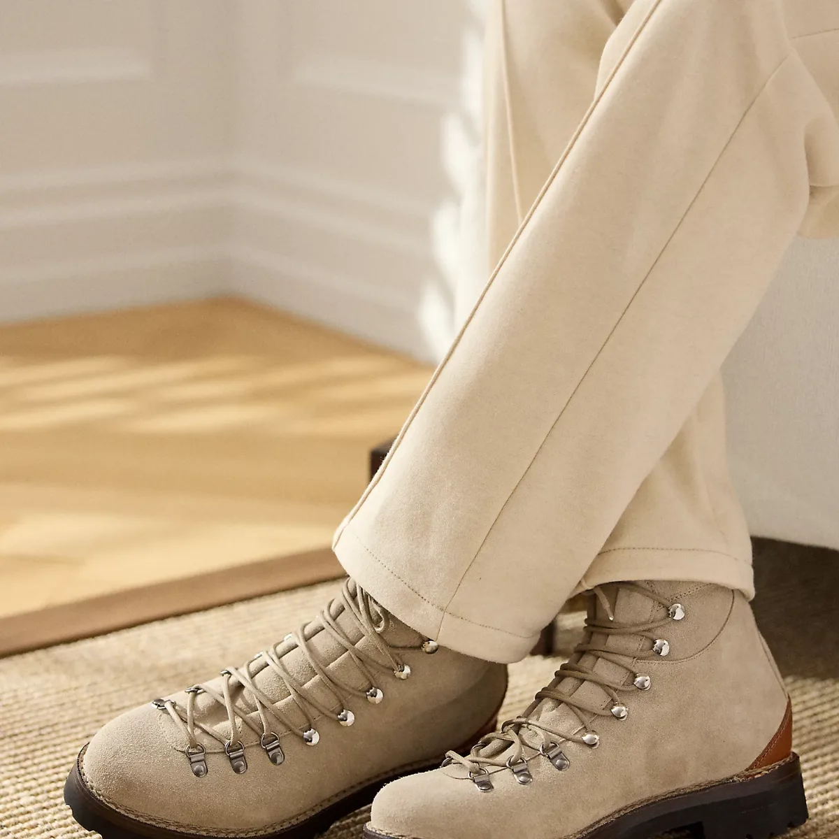 Darrow Calf-Suede Boot by Ralph Lauren Purple Label