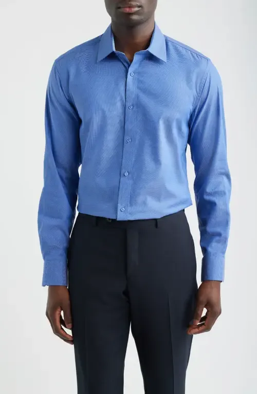 Paris Modern Fit Micropattern Cotton Dress Shirt by DANIEL HECHTER