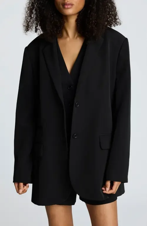 Oversize Luxe Twill Jacket by Kenneth Cole