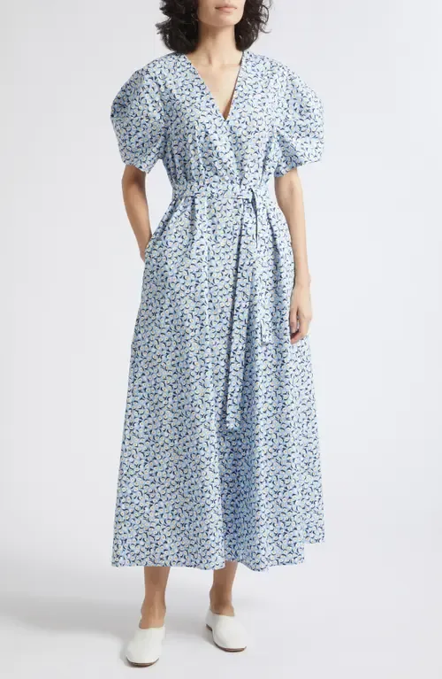 Taivut Pikku Vikuri Ditsy Floral Cotton Midi Dress by Marimekko