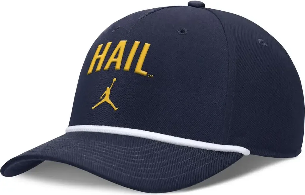 Jordan Brand Navy Michigan Wolverines Rise Campus Adjustable Hat by Jordan Brand