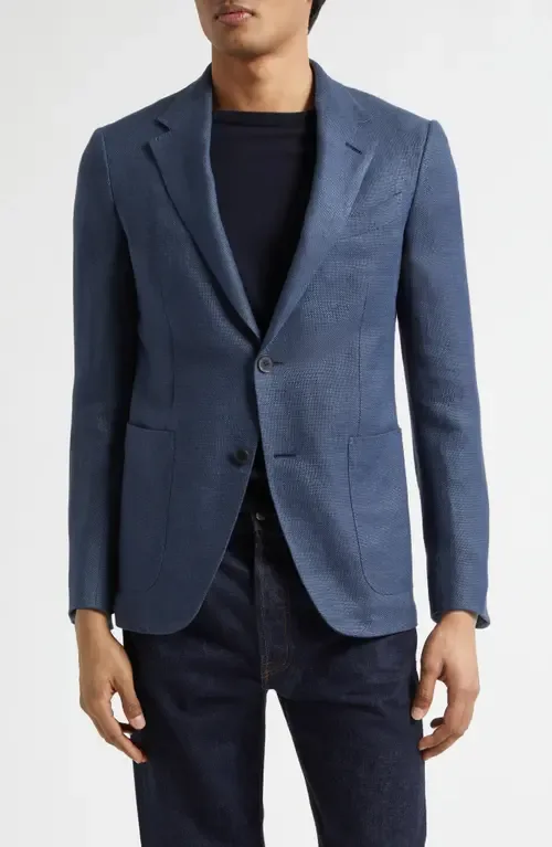 Fairway Crossover Linen Blend Sport Coat by ZEGNA