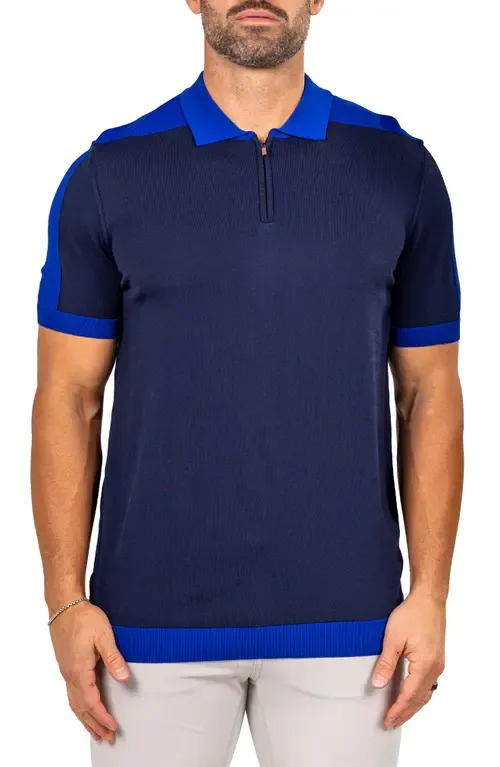 Marthy Blue Polo by Maceoo