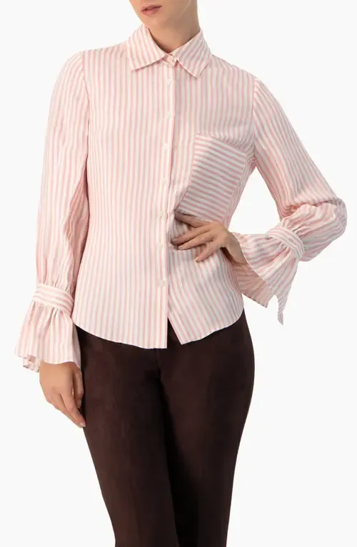 Long Sleeve Striped Shirt by IVONNE