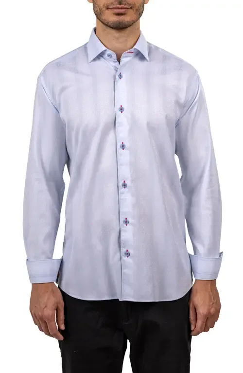 Fibonacci Ascension 0075 Contemporary Fit Button-Up Shirt by Maceoo