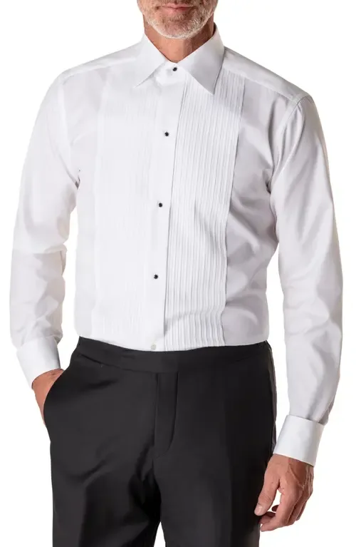 Slim Fit Pleated Bib Tuxedo Shirt by Eton