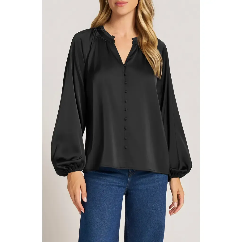 Lottie Long Sleeve Top by matty m.