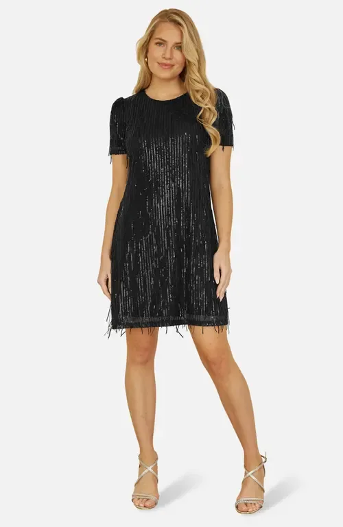 Dripping Sequin Tunic Dress by Yumi