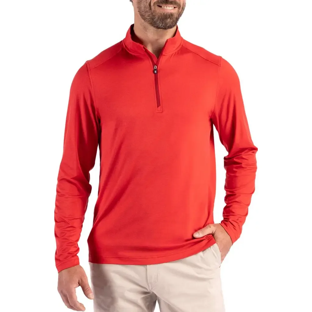 Coastline Epic Comfort Half Zip Performance Pullover by Cutter & Buck