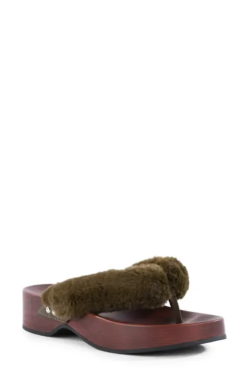 Ocean Ave Faux Fur Flip Flop by Seychelles