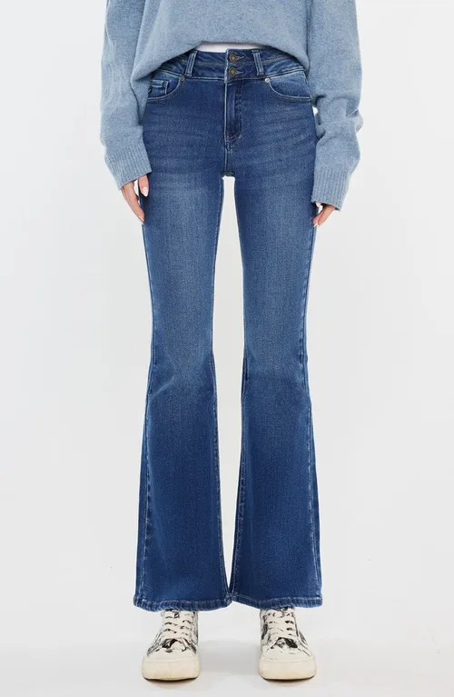 Vida High Rise Flare Jeans by KanCan