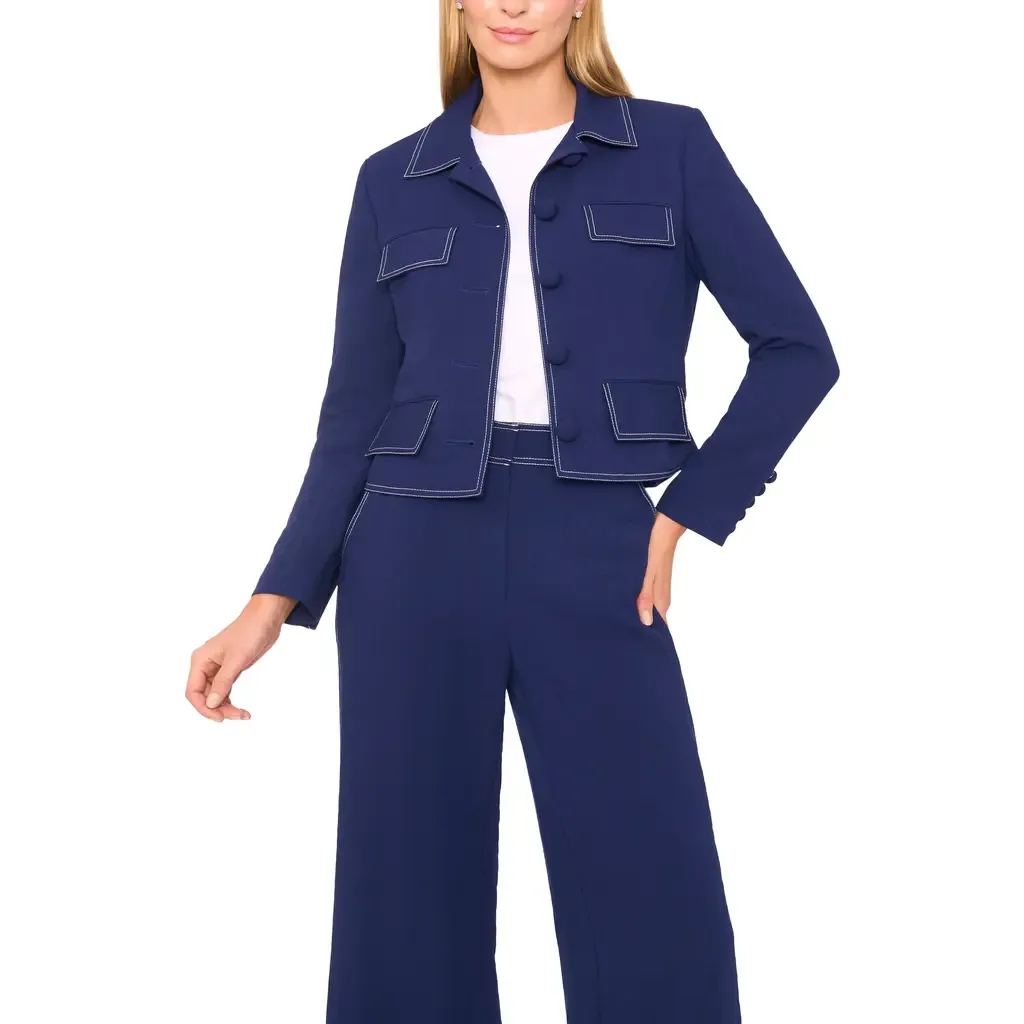 Flap Topstitch Jacket by halogen(r)