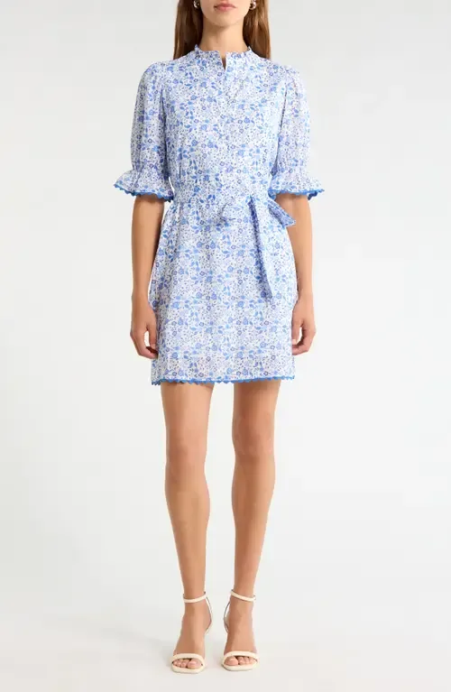 Maisie Miana Ditsy Floral Button-Up Shirtdress by SUGARLIPS