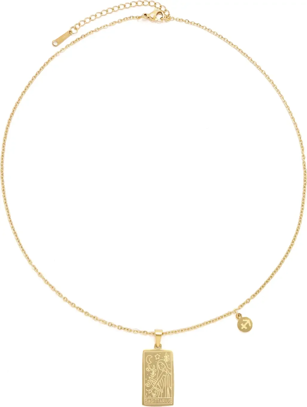 What's Your Sign Zodiac Pendant Necklace by Petit Moments