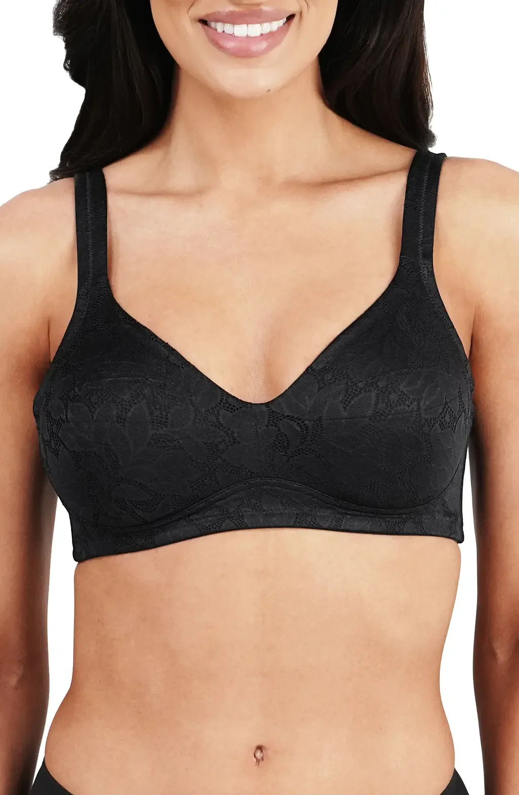 Jolie Jacquard Wire Free Minimizer Bra