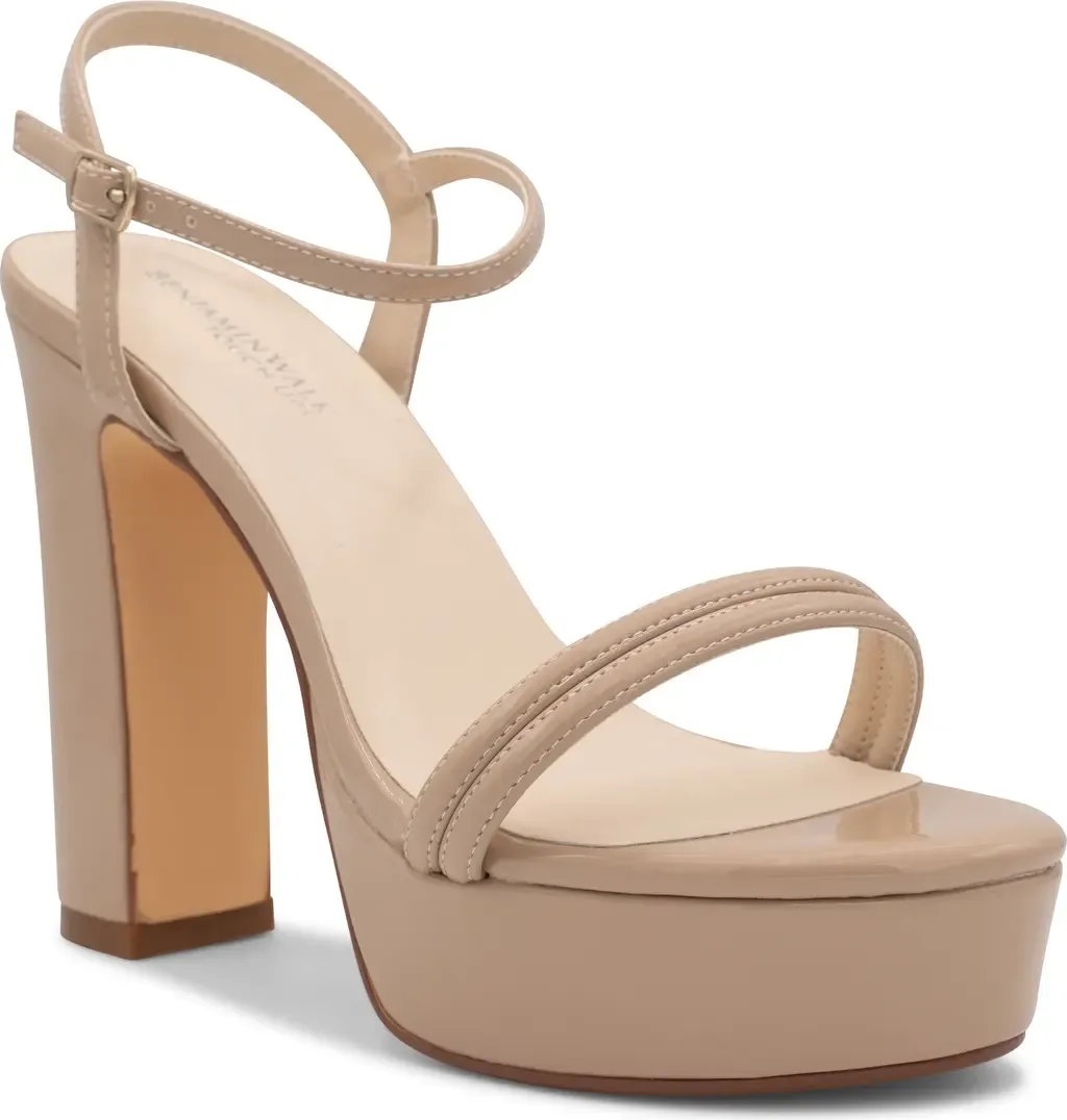 Natalia Ankle Strap Platform Sandal by Touch Ups