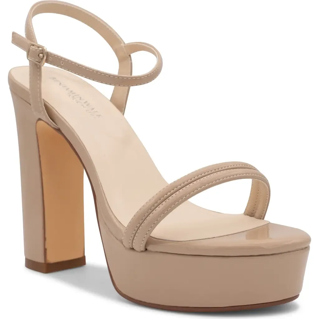 Natalia Ankle Strap Platform Sandal by Touch Ups