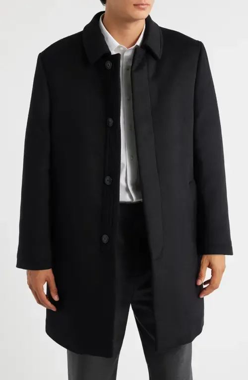 Melville Wool Blend Longline Coat by Hart Schaffner Marx