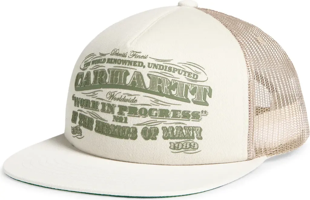 3 One 3 Adjustable Trucker Hat by Carhartt Work In Progress