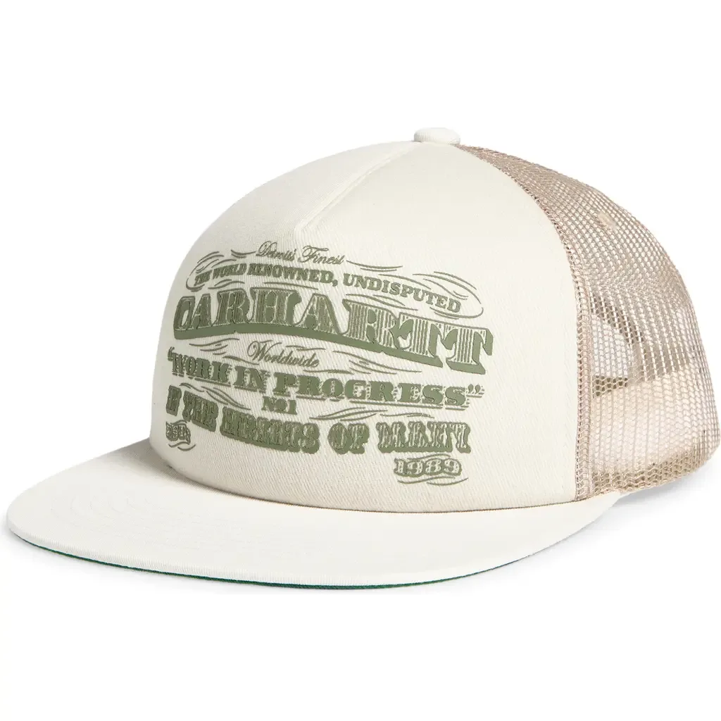 3 One 3 Adjustable Trucker Hat by Carhartt Work In Progress