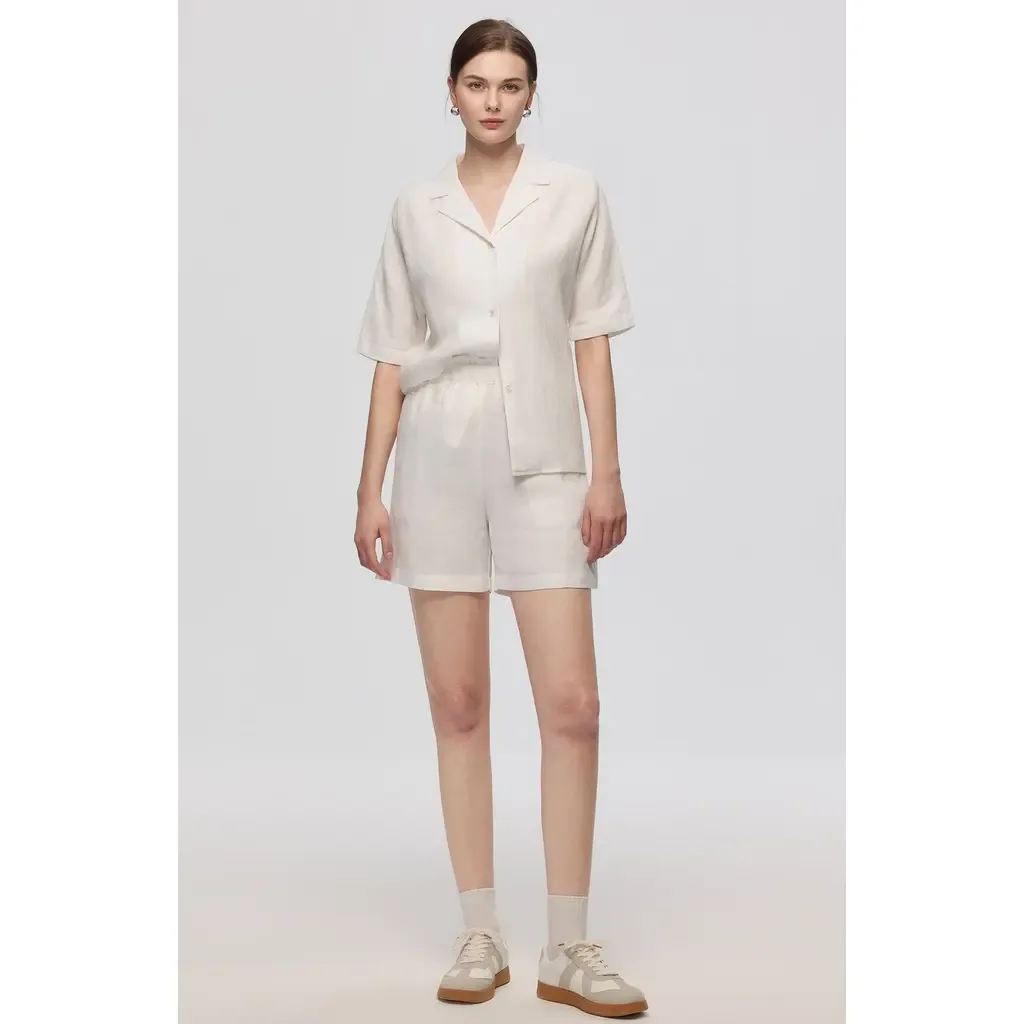 Hemp Pull-On Shorts by JUANA