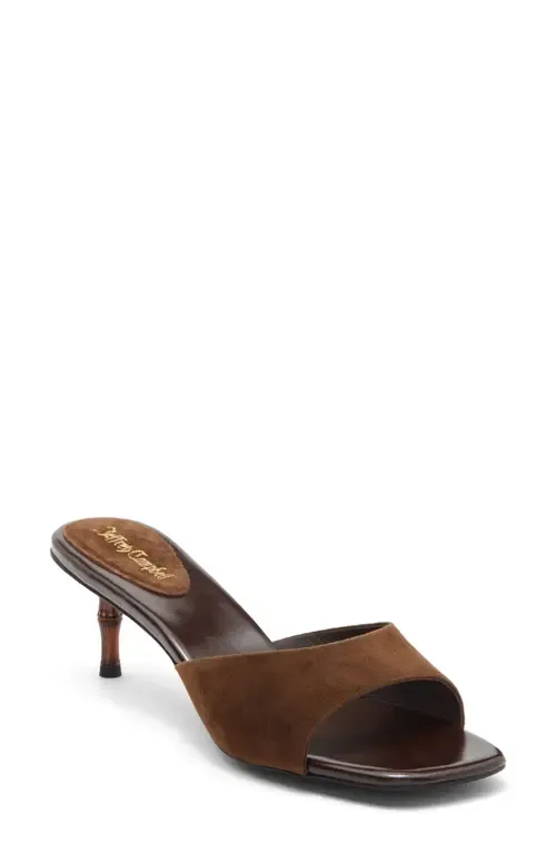 Ilocos Sandal in Brown Suede by Jeffrey Campbell