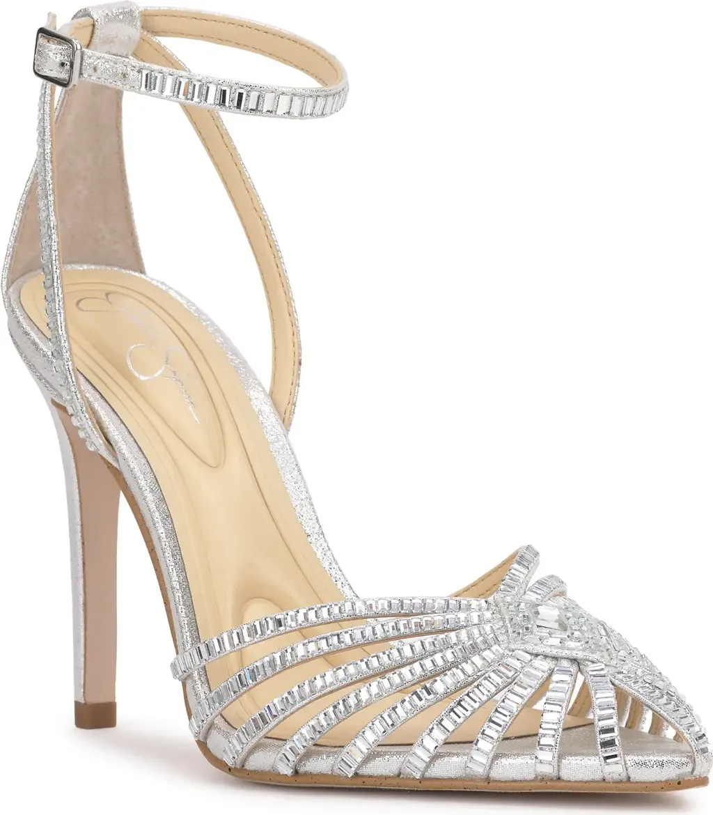 Paveri 2 Pointed Toe Ankle Strap Pump by Jessica Simpson