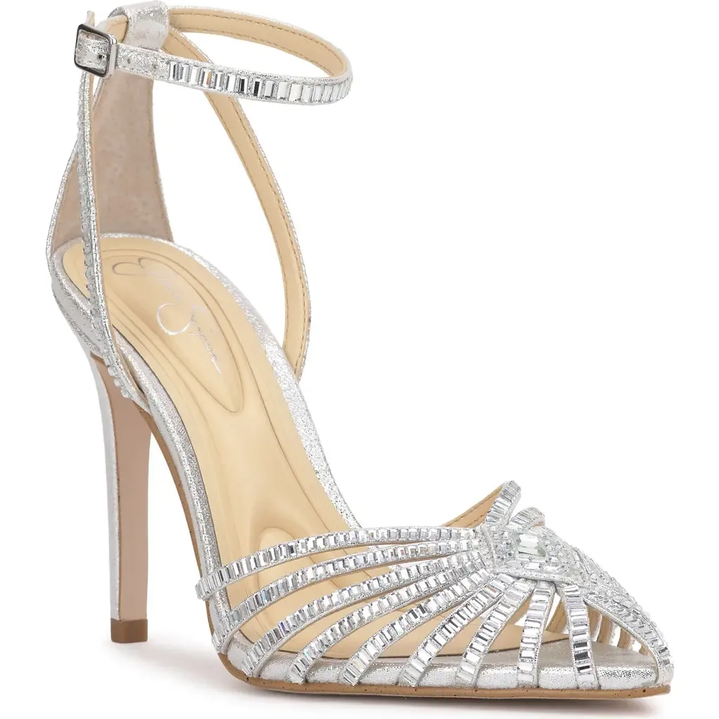 Paveri 2 Pointed Toe Ankle Strap Pump by Jessica Simpson