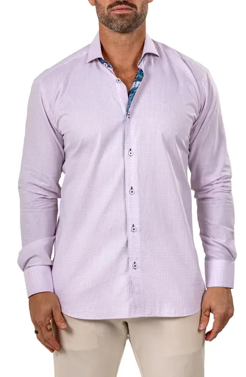 Eins Marthy Contemporary Fit Cotton Button-Up Shirt by Maceoo