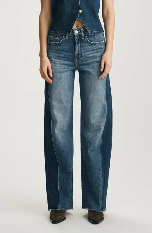 Malibu Colorblock Wide Leg Jeans by Mavi Jeans