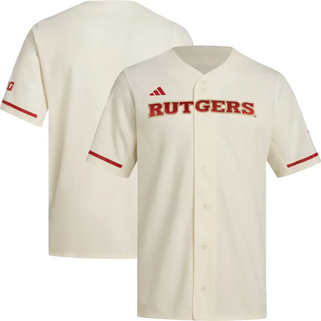 Adidas Rutgers Scarlet Knights Replica Baseball Jersey by adidas