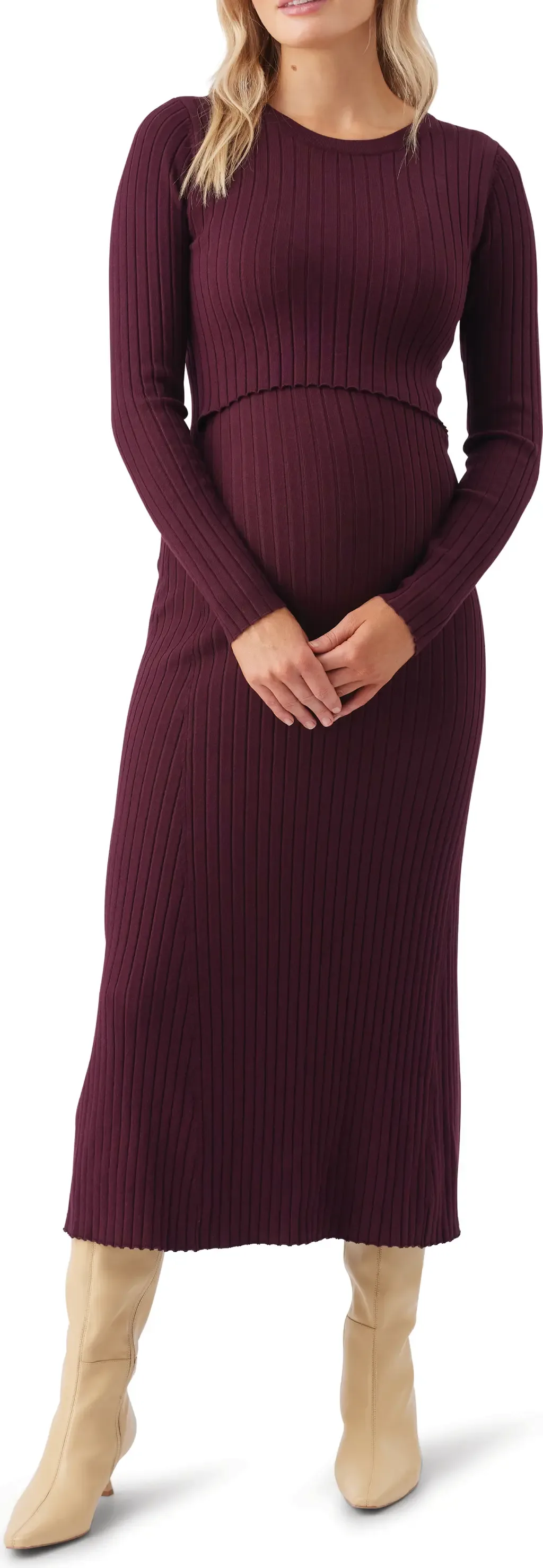 Eden Knit Nursing Dress