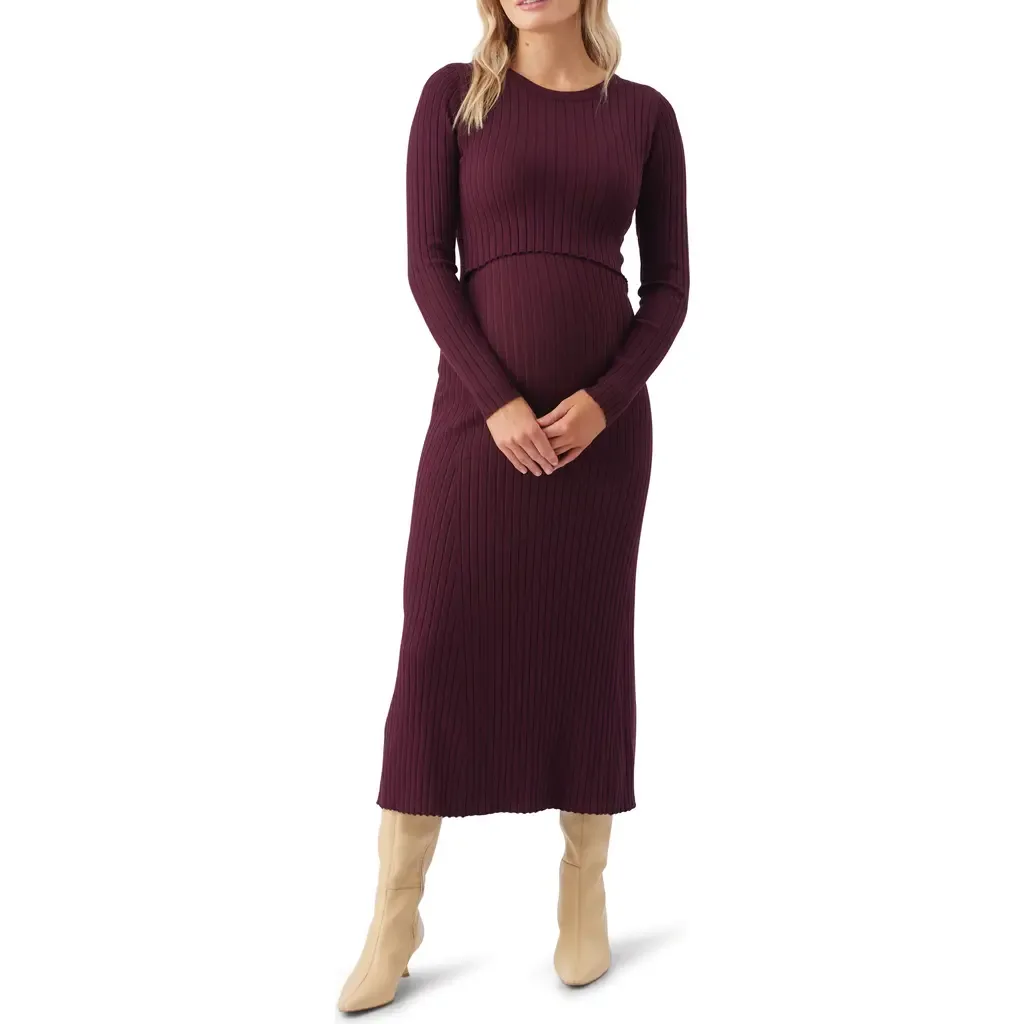 Eden Knit Nursing Dress by Ripe Maternity