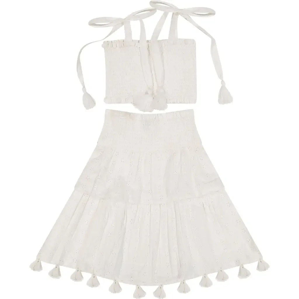 Noelle Top and Skirt Set by Mer St. Barth