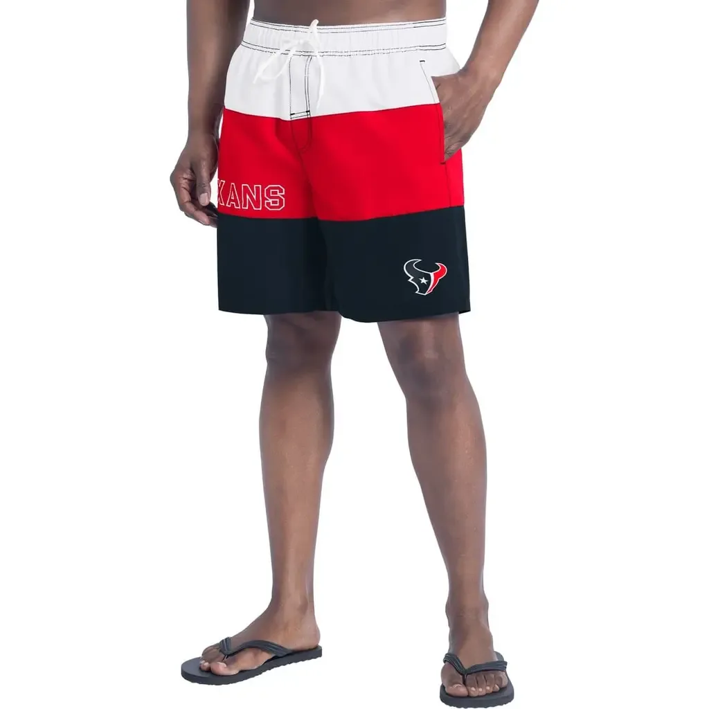 G-III Sports by Carl Banks Houston Texans Sunrise Volley Swim Shorts by G-III SPORTS BY CARL BANKS