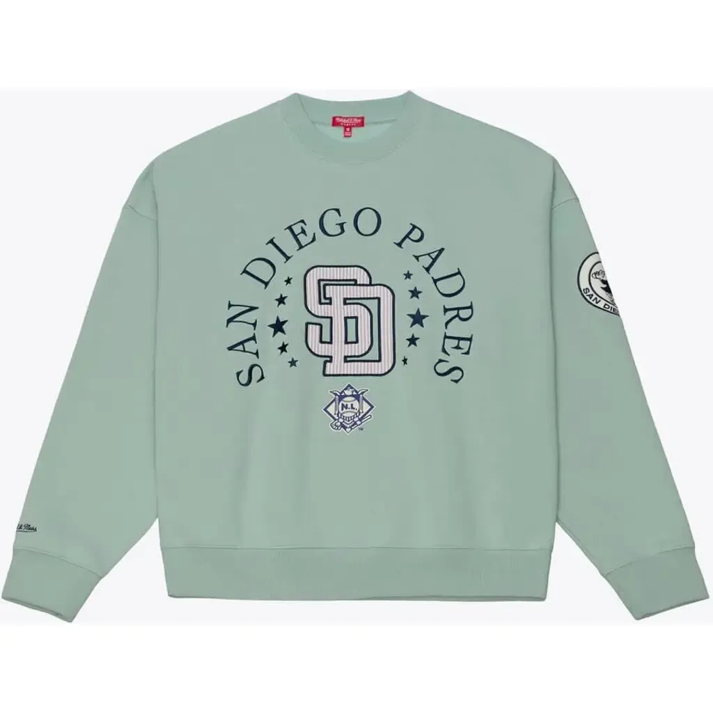 Mitchell & Ness San Diego Padres Yacht Rock Sweatshirt by Mitchell & Ness
