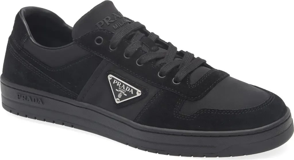 Downtown Logo Low Top Sneaker by Prada