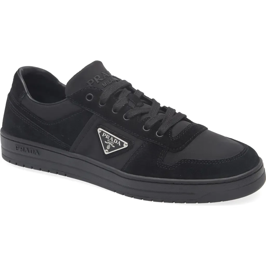 Downtown Logo Low Top Sneaker by Prada