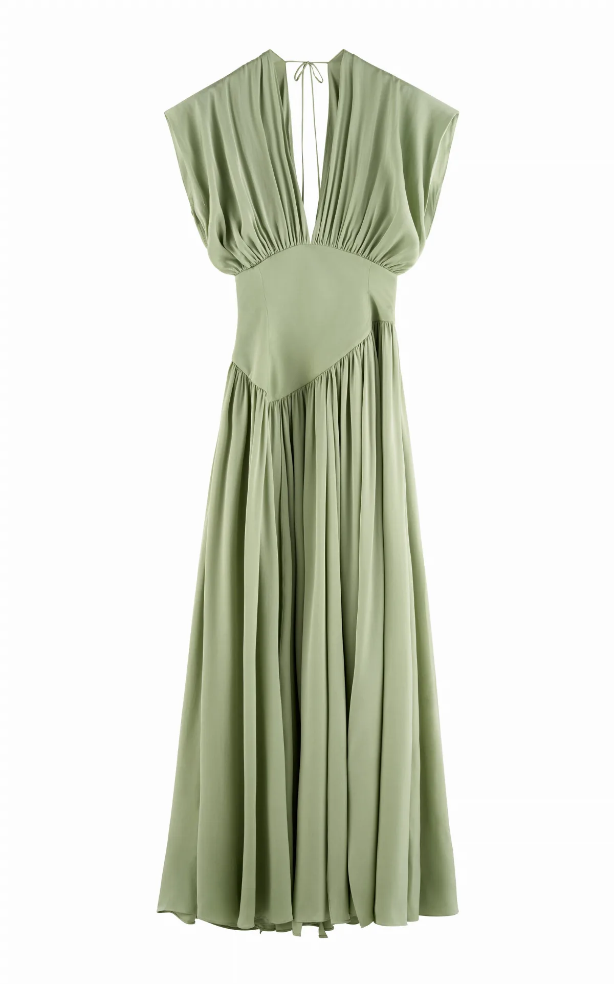 Maxi Silk-Blend Maxi Dress