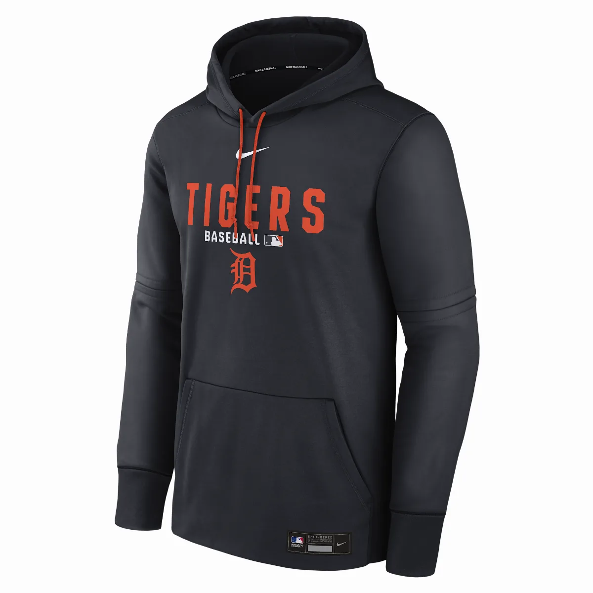Detroit Tigers Authentic Collection Therma MLB Pullover Hoodie by Nike
