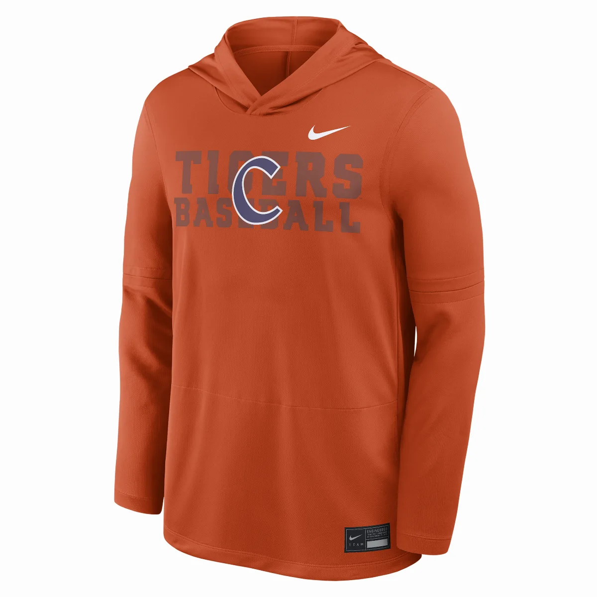 Clemson Dugout Dri-FIT College Long-Sleeve Hooded Top by Nike
