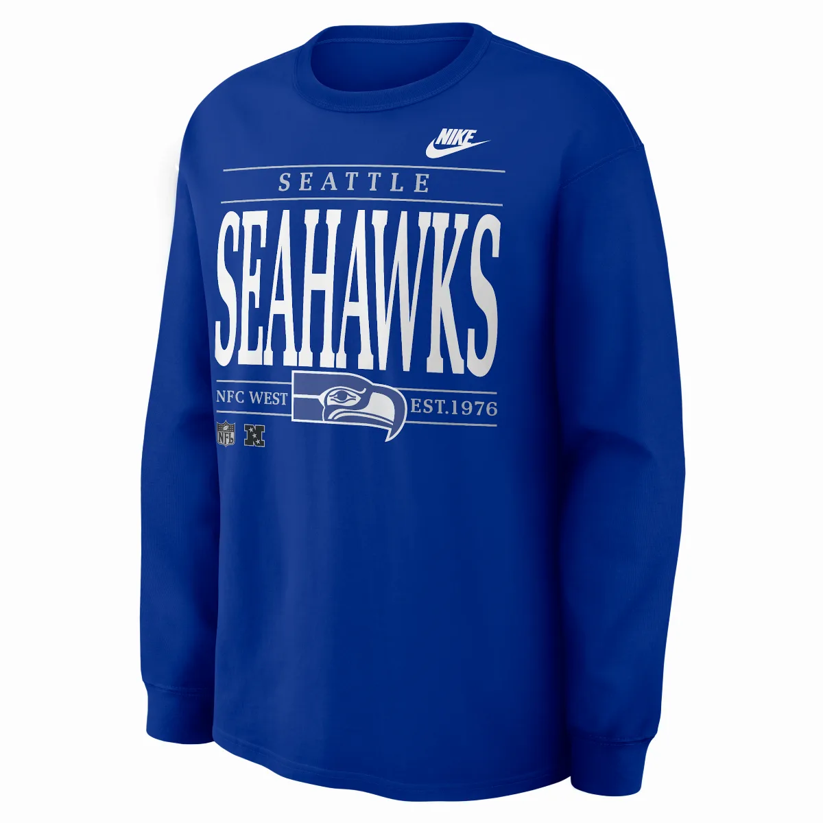 Seattle Seahawks Rewind Max90 NFL Long-Sleeve T-Shirt by Nike