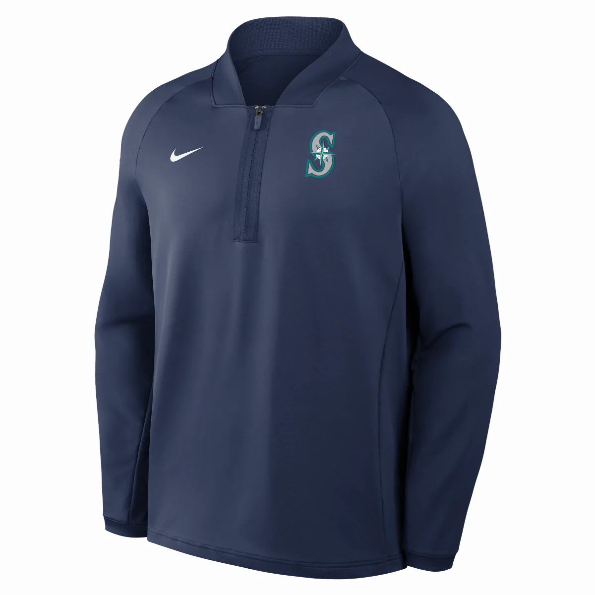Seattle Mariners Authentic Collection Dri-FIT MLB 1/2-Zip Long-Sleeve Top