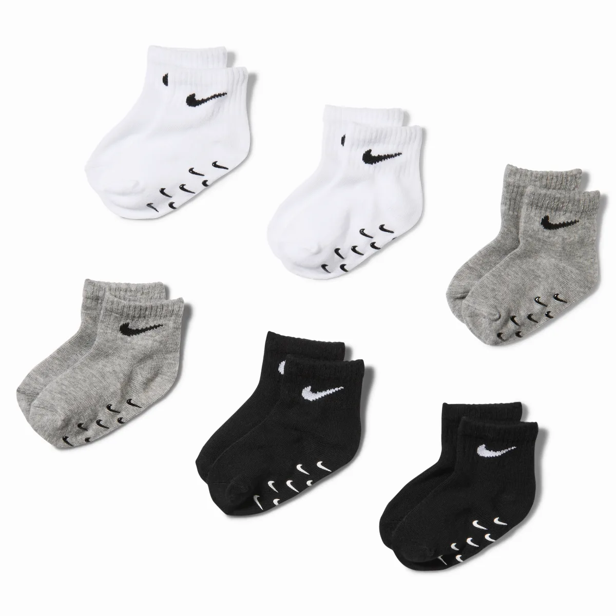 Core Swoosh Gripper Socks (6 Pairs) by Nike