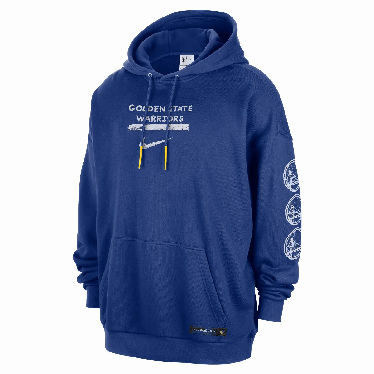 Golden State Warriors Courtside Jordan NBA Club Premium Pullover Hoodie by Nike