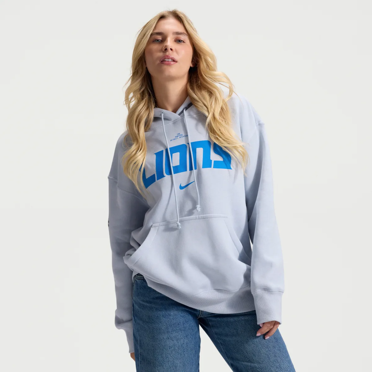 Detroit Lions Rivalries Collection Phoenix NFL Oversized Pullover Hoodie by Nike