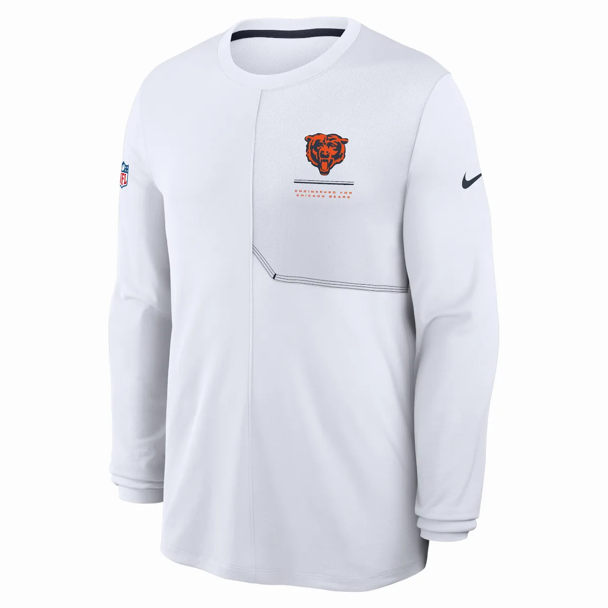 Chicago Bears Sideline Coach Dri-FIT NFL Long-Sleeve Top by Nike