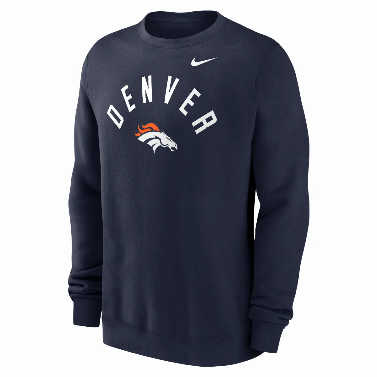 Denver Broncos Club NFL Pullover Crew by Nike