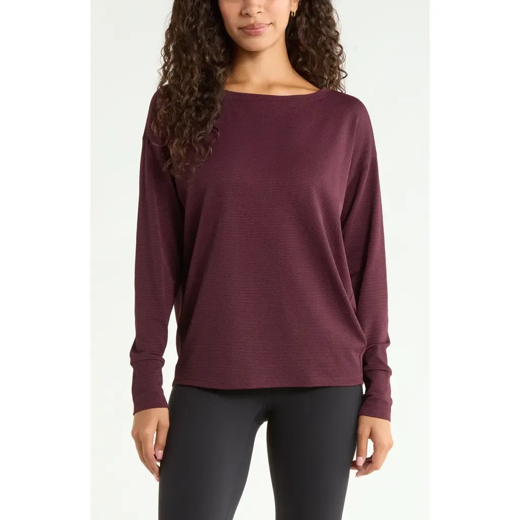 Textured Equilibrium Long Sleeve T-Shirt