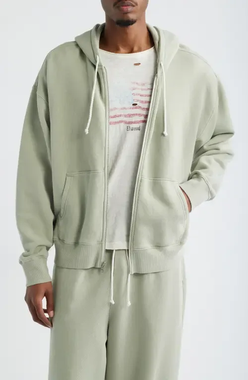 Organic Cotton Zip Hoodie by Elwood